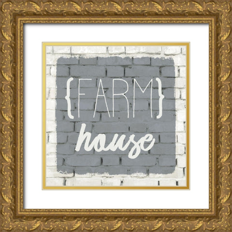 Life on the Farm 3 Gold Ornate Wood Framed Art Print with Double Matting by Kimberly, Allen