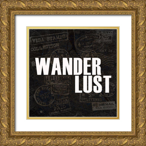 Wander 3 Gold Ornate Wood Framed Art Print with Double Matting by Kimberly, Allen