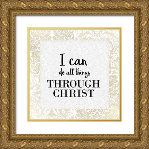 God Will 2 Gold Ornate Wood Framed Art Print with Double Matting by Kimberly, Allen
