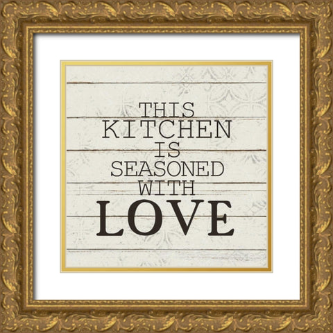 Seasoned Gold Ornate Wood Framed Art Print with Double Matting by Kimberly, Allen