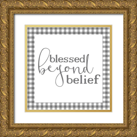 Homebody 14 Gold Ornate Wood Framed Art Print with Double Matting by Kimberly, Allen