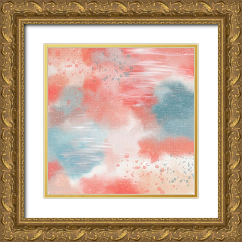 Living Cosmos Gold Ornate Wood Framed Art Print with Double Matting by Kimberly, Allen