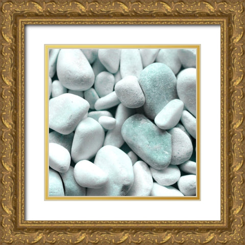 Inhale Exhale 3 Gold Ornate Wood Framed Art Print with Double Matting by Kimberly, Allen