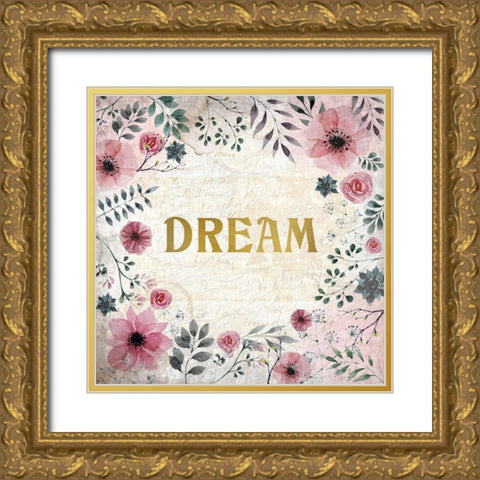 Blooming Dreams 2 Gold Ornate Wood Framed Art Print with Double Matting by Kimberly, Allen