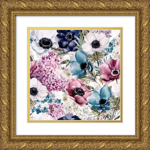 Paris in Springtime 2 Gold Ornate Wood Framed Art Print with Double Matting by Kimberly, Allen