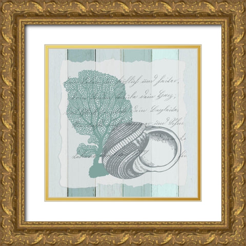 Live in the Sun 4 Gold Ornate Wood Framed Art Print with Double Matting by Kimberly, Allen