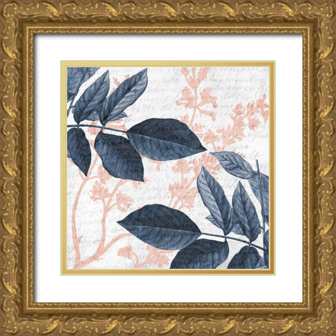 Branches 2 Gold Ornate Wood Framed Art Print with Double Matting by Kimberly, Allen