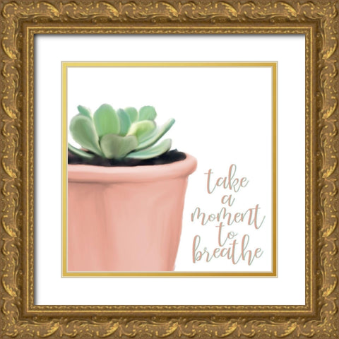 Heaven 1 Gold Ornate Wood Framed Art Print with Double Matting by Kimberly, Allen