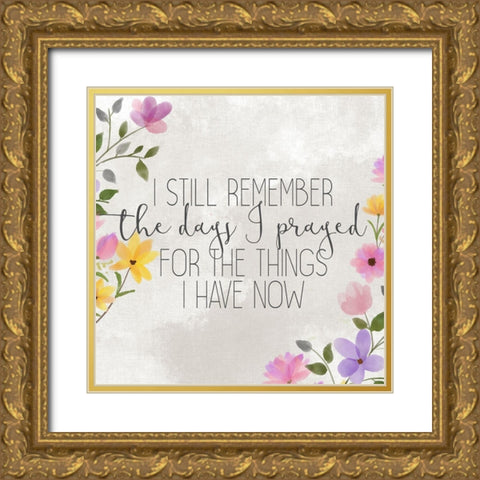 The Days Gold Ornate Wood Framed Art Print with Double Matting by Kimberly, Allen