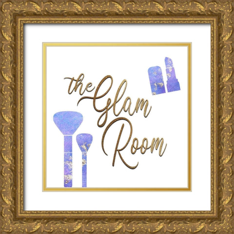 The Glam Room Gold Ornate Wood Framed Art Print with Double Matting by Kimberly, Allen