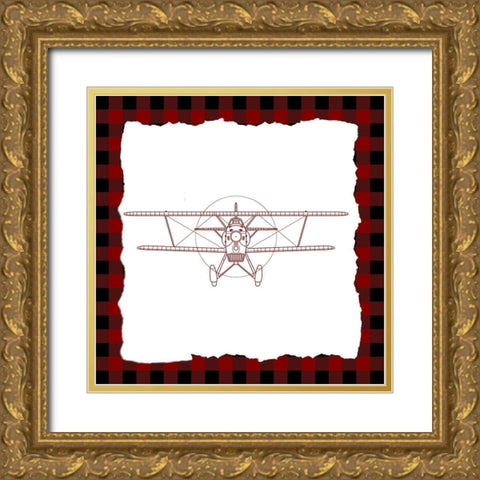 Boy 1 Gold Ornate Wood Framed Art Print with Double Matting by Kimberly, Allen