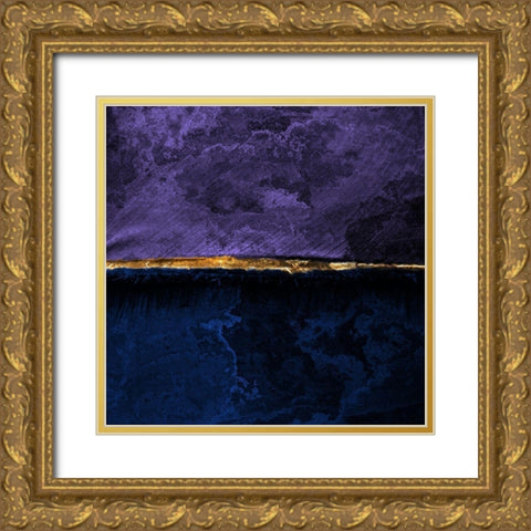 Layered One Gold Ornate Wood Framed Art Print with Double Matting by Kimberly, Allen