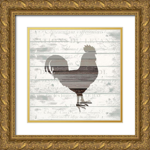 Farm Life 1 Gold Ornate Wood Framed Art Print with Double Matting by Kimberly, Allen