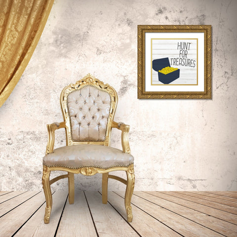 Fly 3 Gold Ornate Wood Framed Art Print with Double Matting by Kimberly, Allen