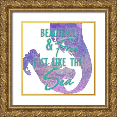 Bold 3 Gold Ornate Wood Framed Art Print with Double Matting by Kimberly, Allen