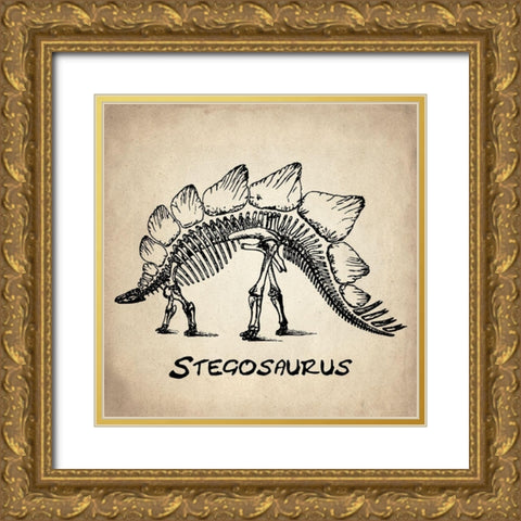 Digging up Bones 1 Gold Ornate Wood Framed Art Print with Double Matting by Kimberly, Allen