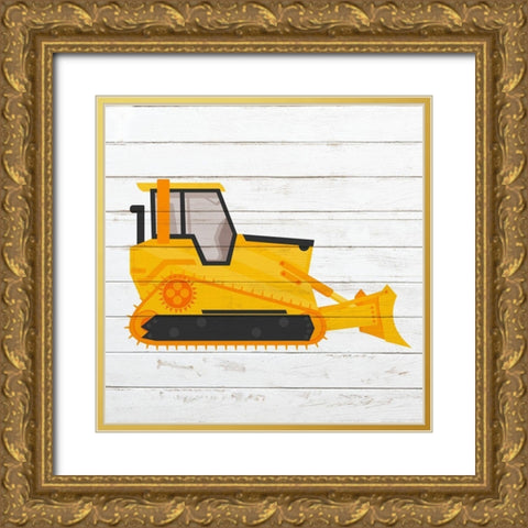 Safety First 1 Gold Ornate Wood Framed Art Print with Double Matting by Kimberly, Allen