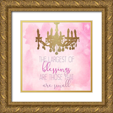 A Princess 3 Gold Ornate Wood Framed Art Print with Double Matting by Kimberly, Allen