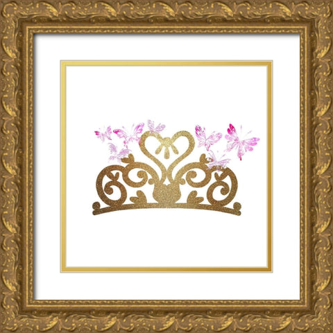 A Princess 5 Gold Ornate Wood Framed Art Print with Double Matting by Kimberly, Allen