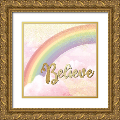Magic Is All Around 5 V2 Gold Ornate Wood Framed Art Print with Double Matting by Allen, Kimberly