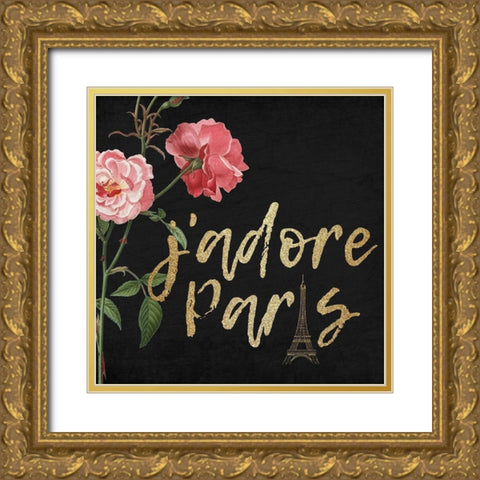 Darling 1 Gold Ornate Wood Framed Art Print with Double Matting by Kimberly, Allen