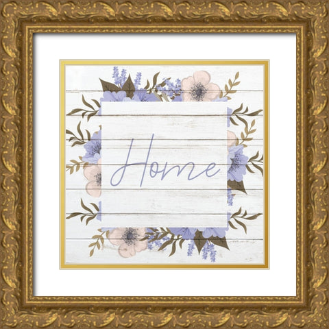 Home Gold Ornate Wood Framed Art Print with Double Matting by Kimberly, Allen