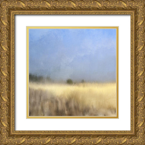 Countryside 1 Gold Ornate Wood Framed Art Print with Double Matting by Kimberly, Allen