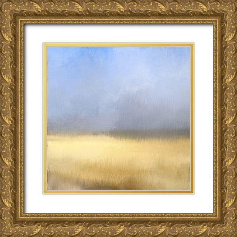 Countryside 2 Gold Ornate Wood Framed Art Print with Double Matting by Kimberly, Allen