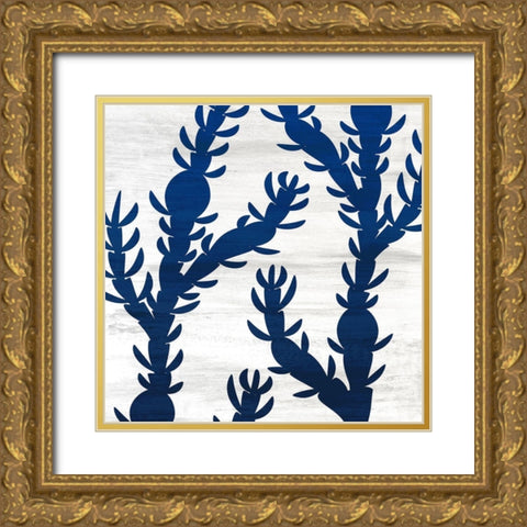Salt and Sea 4 Gold Ornate Wood Framed Art Print with Double Matting by Kimberly, Allen