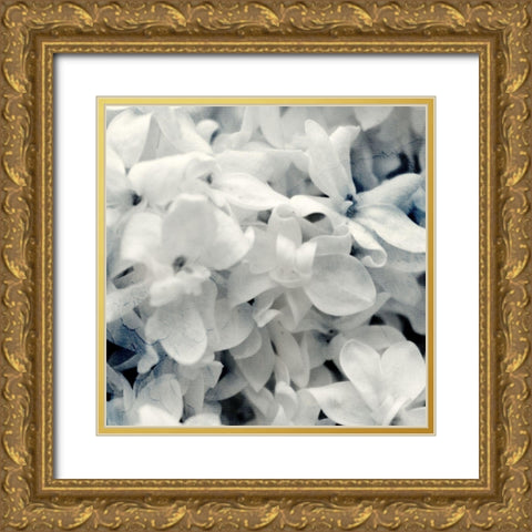 Lilac Blooms 1 Gold Ornate Wood Framed Art Print with Double Matting by Kimberly, Allen