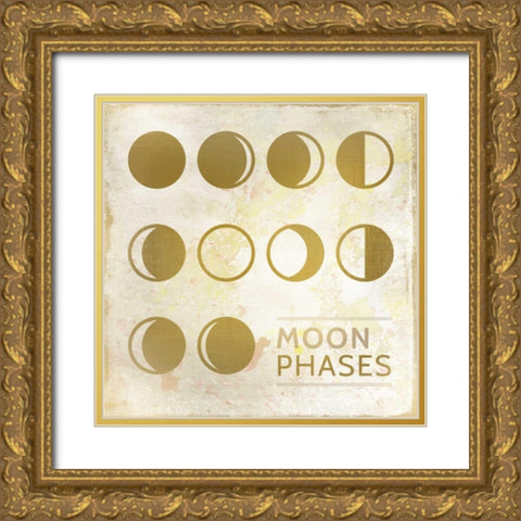 Gold Luna Gold Ornate Wood Framed Art Print with Double Matting by Allen, Kimberly