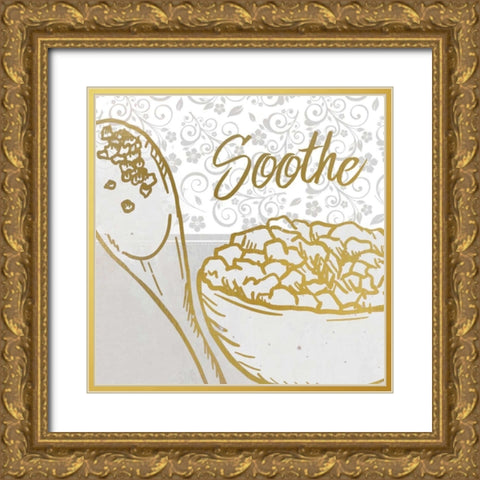 Spa Day 3 Gold Ornate Wood Framed Art Print with Double Matting by Allen, Kimberly