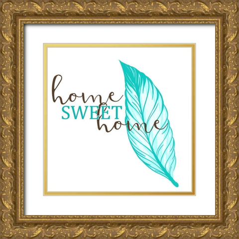 Home Ranch 1 Gold Ornate Wood Framed Art Print with Double Matting by Kimberly, Allen