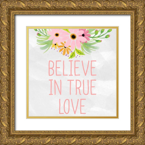 Rules for Princesses 3 Gold Ornate Wood Framed Art Print with Double Matting by Kimberly, Allen