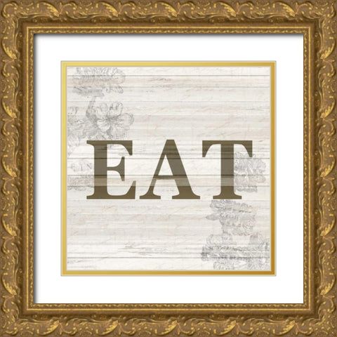 Kitchen Eats 1 Gold Ornate Wood Framed Art Print with Double Matting by Allen, Kimberly