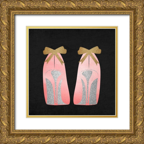 Glamour Time 3 Gold Ornate Wood Framed Art Print with Double Matting by Kimberly, Allen