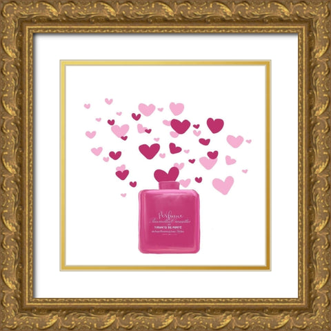 Perfume Paris 2 Gold Ornate Wood Framed Art Print with Double Matting by Allen, Kimberly