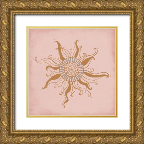 Sun and Moon 1 Gold Ornate Wood Framed Art Print with Double Matting by Allen, Kimberly