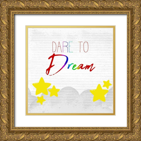 Dreams Come True 2 Gold Ornate Wood Framed Art Print with Double Matting by Allen, Kimberly