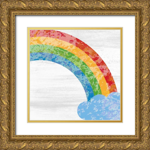 Somewhere 3 Gold Ornate Wood Framed Art Print with Double Matting by Allen, Kimberly