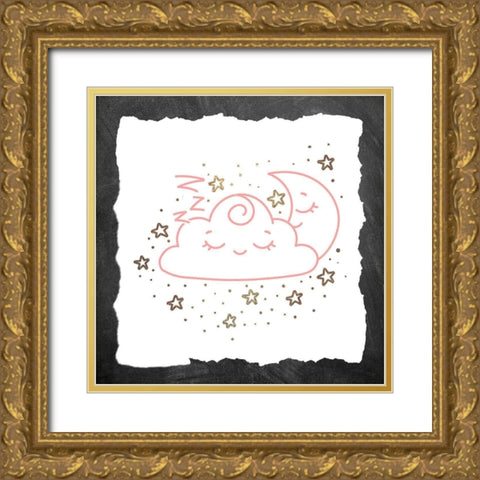 Twinkle 3 Gold Ornate Wood Framed Art Print with Double Matting by Allen, Kimberly