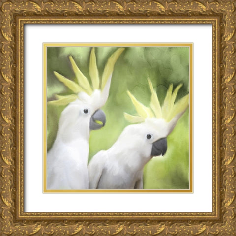 Two Gold Ornate Wood Framed Art Print with Double Matting by Allen, Kimberly