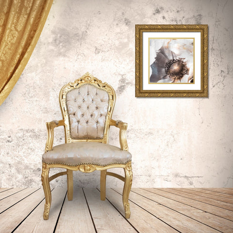 Golden Lights 2 Gold Ornate Wood Framed Art Print with Double Matting by Allen, Kimberly
