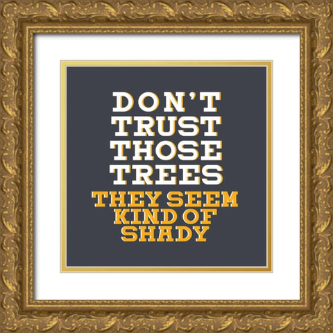 Dad Joke 1 Gold Ornate Wood Framed Art Print with Double Matting by Allen, Kimberly