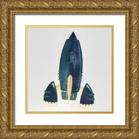 Reach 3 Gold Ornate Wood Framed Art Print with Double Matting by Allen, Kimberly