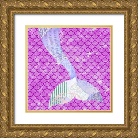 As Big as the Ocean 2 Gold Ornate Wood Framed Art Print with Double Matting by Allen, Kimberly