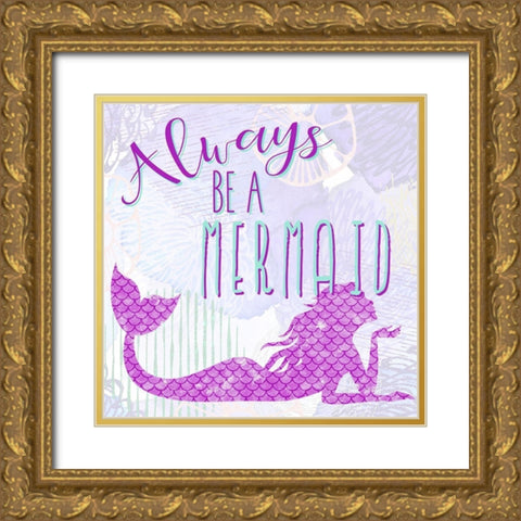 As Big as the Ocean 3 Gold Ornate Wood Framed Art Print with Double Matting by Allen, Kimberly