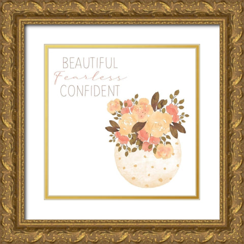 Strong 2 Gold Ornate Wood Framed Art Print with Double Matting by Allen, Kimberly