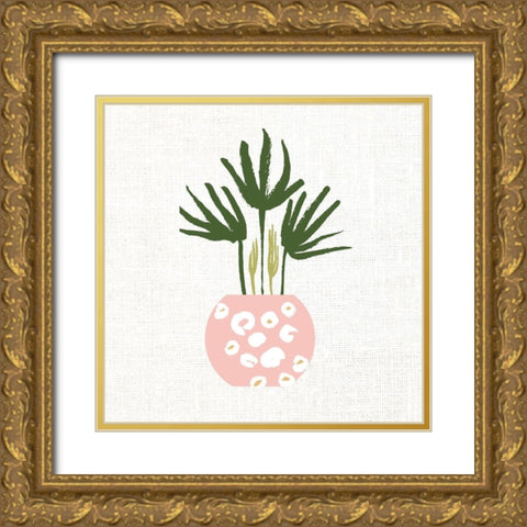 Simple 3 Gold Ornate Wood Framed Art Print with Double Matting by Allen, Kimberly