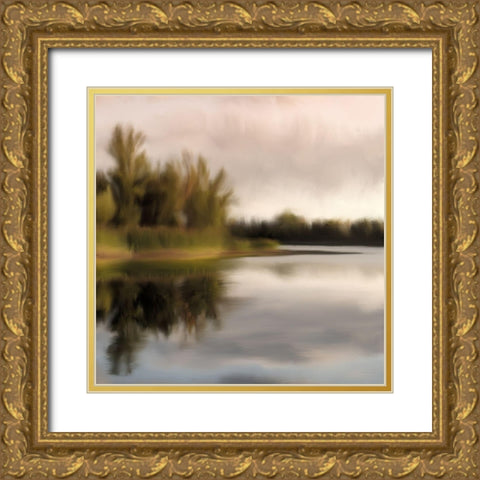 Reflection Gold Ornate Wood Framed Art Print with Double Matting by Allen, Kimberly